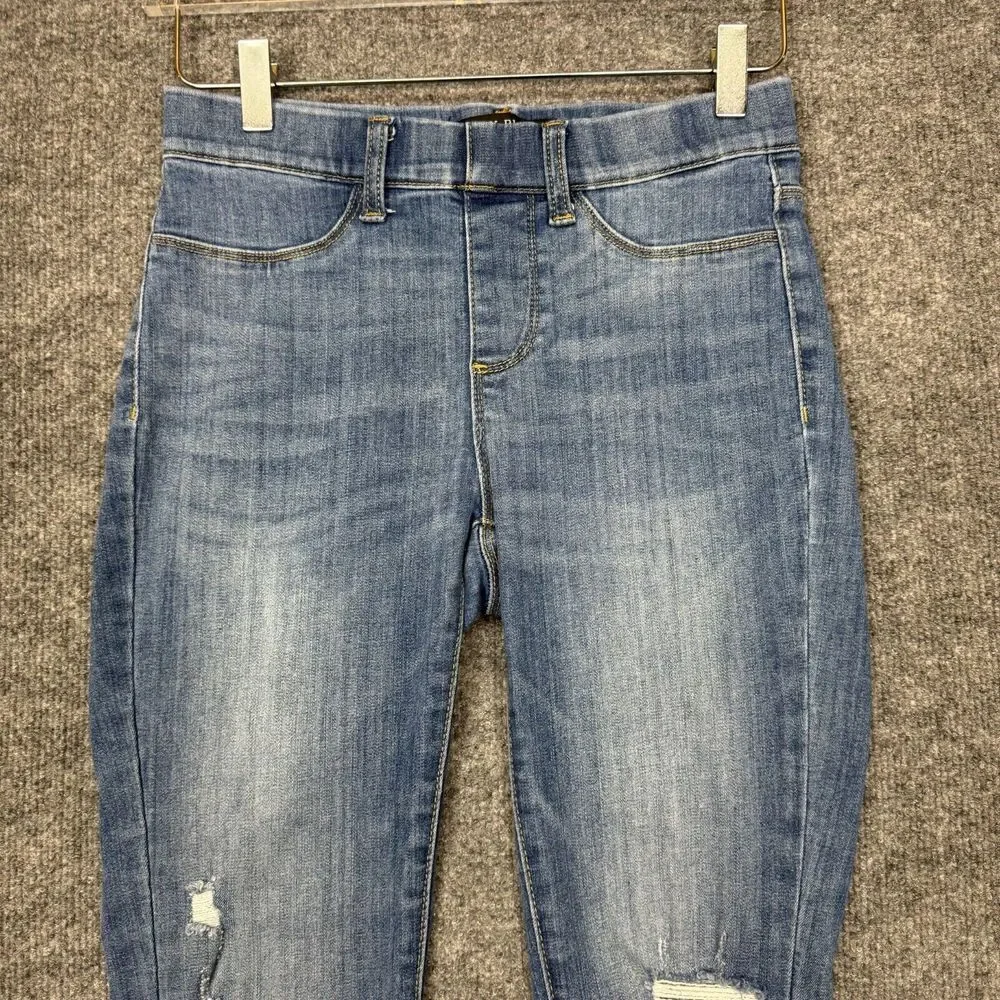 Judy‎ Blue Jeans Womens 3 26 Blue Skinny Fit Distressed Pull On Jegging JB88255